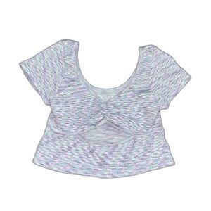 Aeropostale Purple Seamless Crop Size Large